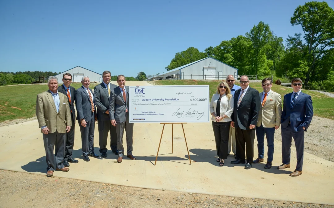 D&F Equipment Sales, Inc. Gives $500,000 Toward Poultry Research at Auburn